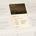 Featured event listing highlighted in a digital events calendar