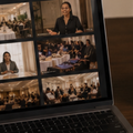 Event professional learning library displayed across laptop and tablet screens