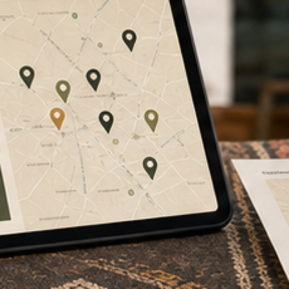 Corporate events venue directory with Nairobi venue imagery and comparison sheets
