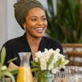 Women entrepreneurs in conversation at a professional networking brunch