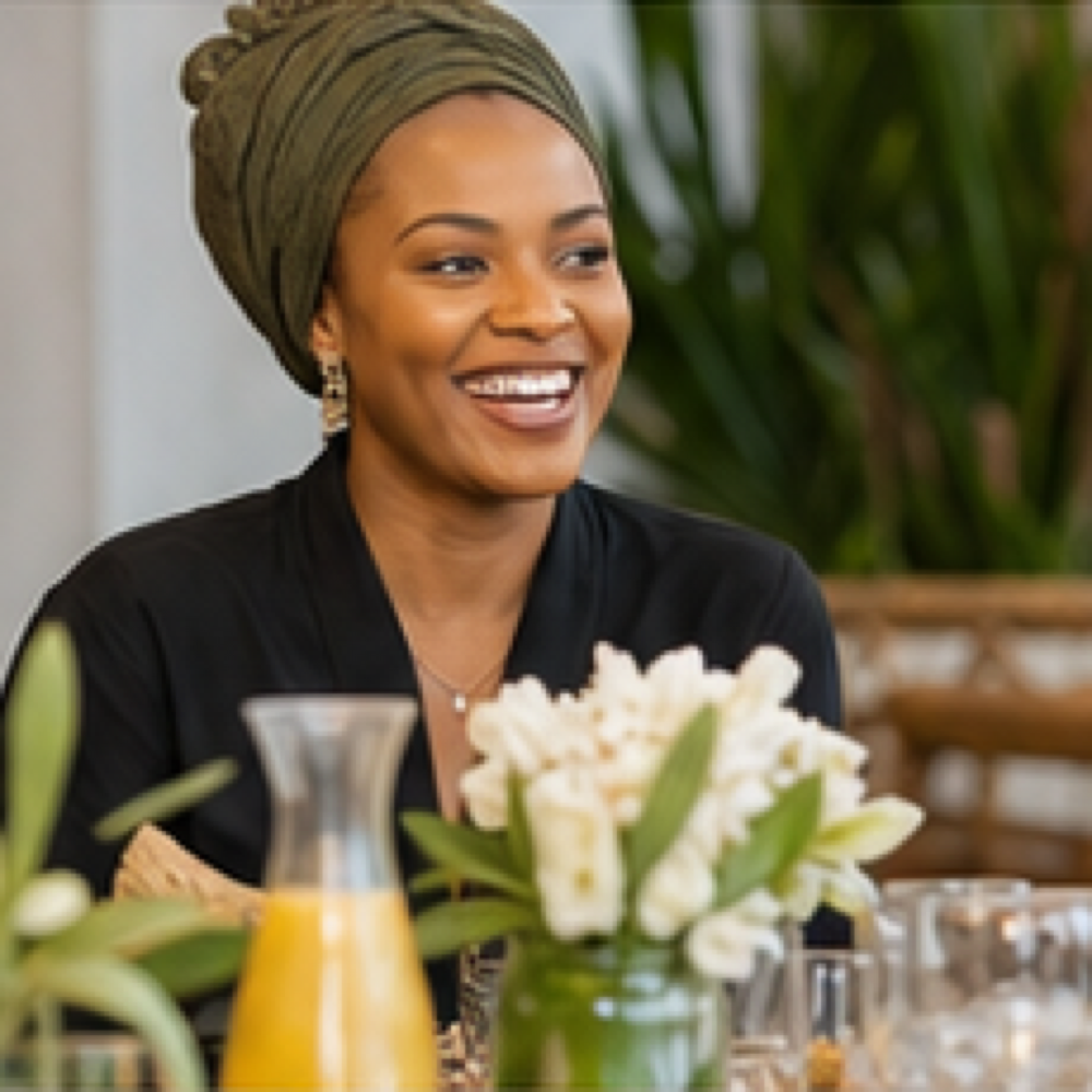 Women entrepreneurs in conversation at a professional networking brunch